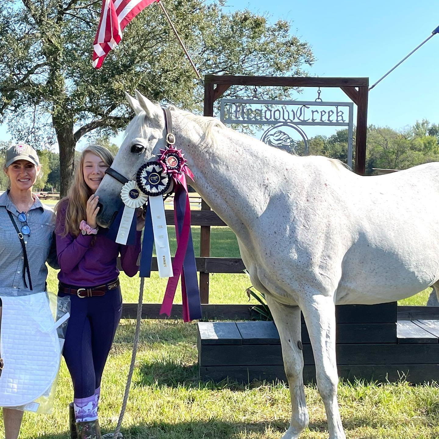 Eleanor McClain Wins Area V Beginner Novice Champion